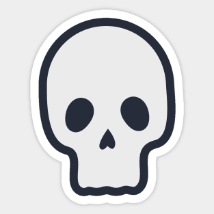 Cool Skull T-Shirt Sticker